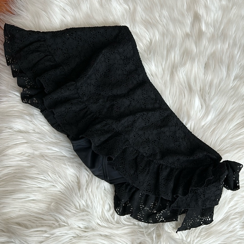 Smart & Sexy Black Bikini Bottom Sz L